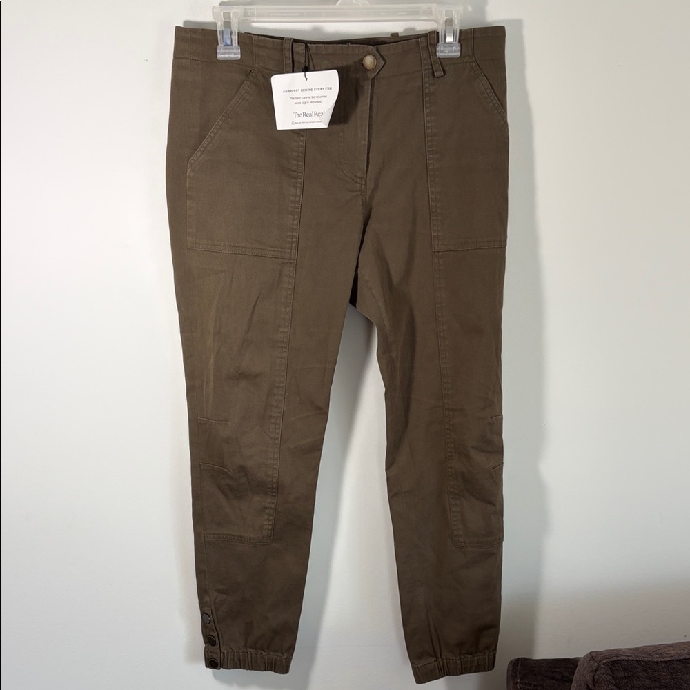 Veronica Beard Utility Cargo Field Cropped Ankle  Pants - NWT - best fit size 8